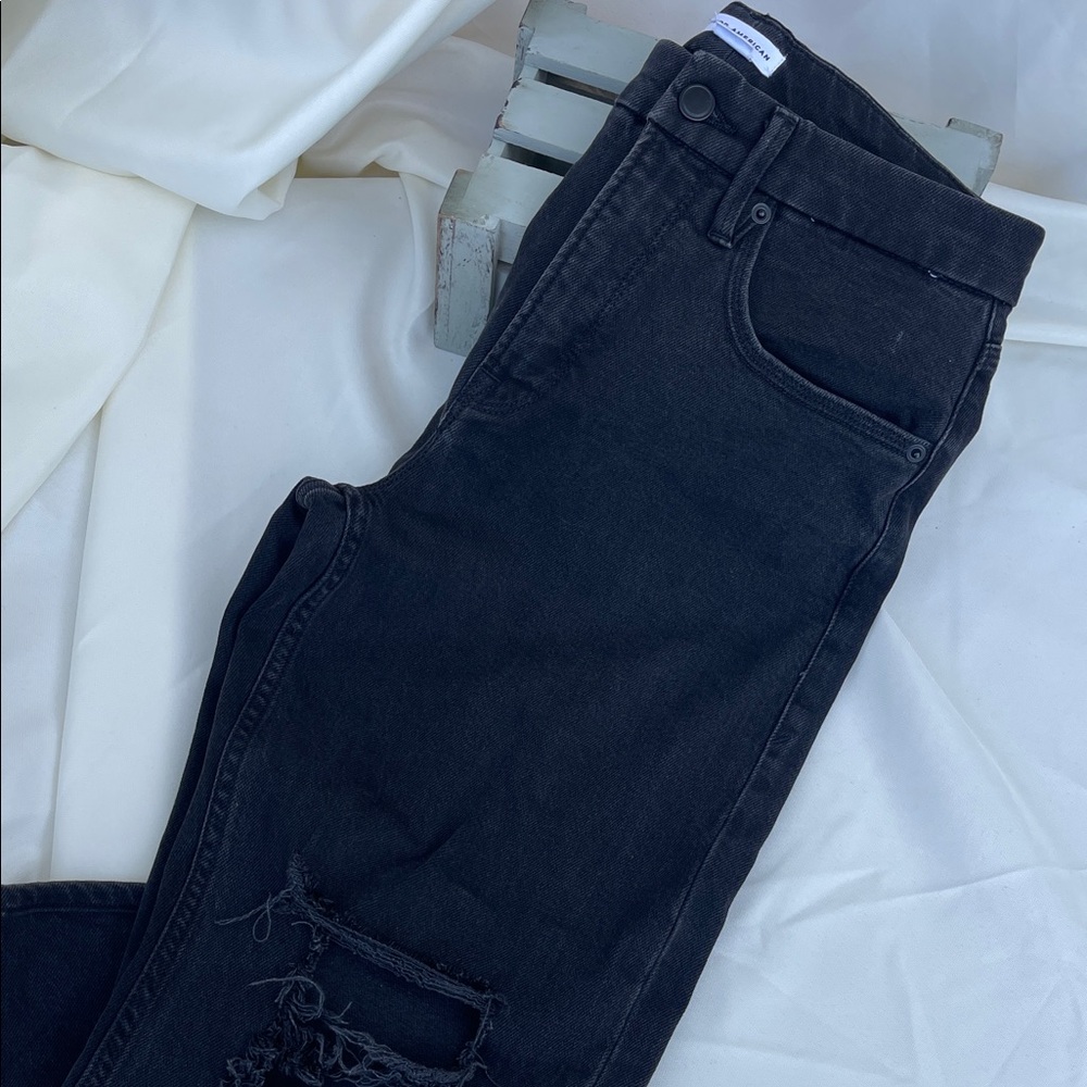 Good American Black Skinny Jeans